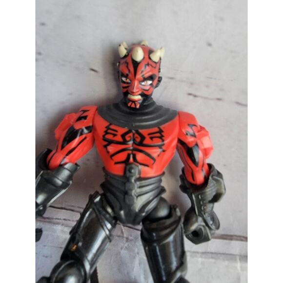 HERO MASHERS 6 INCH Star Wars Action Figure SITH DARTH MAUL TCW CLONE REBELS 6" - Picture 2 of 9